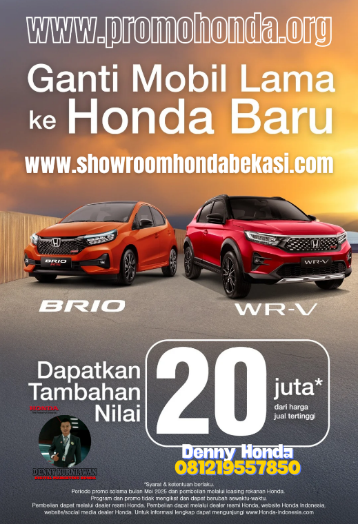 Promo Mobil Honda Terbaru Mei 2025