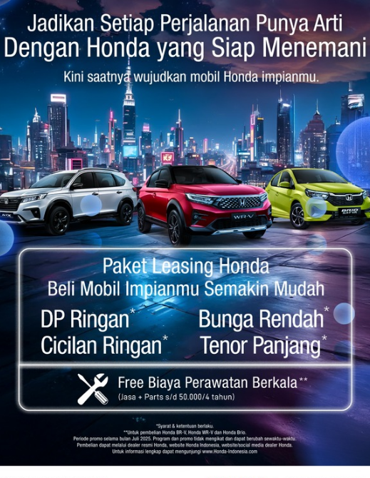 Promo Honda Terbaru Bulan Juli 2025