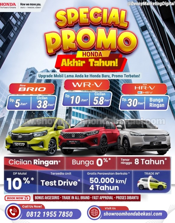 Promo Special Honda Akhir Tahun 2025