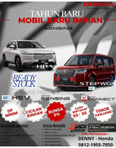 PROMO MOBIL HONDA AWAL TAHUN 2026